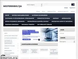 Sites similar to mesterekboltja.hu
