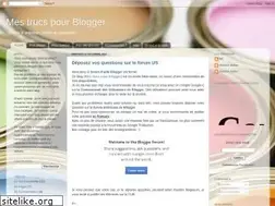 Sites similar to mestrucspourblogger.blogspot.com