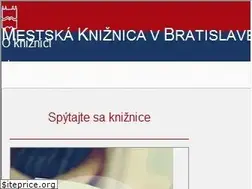 Sites similar to mestskakniznica.sk