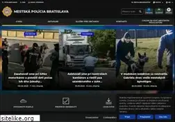 Sites similar to mestskapolicia.bratislava.sk
