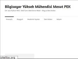 Sites similar to mesutpek.com.tr