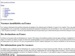 Sites similar to mesvacancesenfrance.com