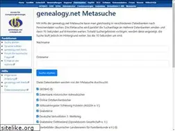 Sites similar to meta.genealogy.net