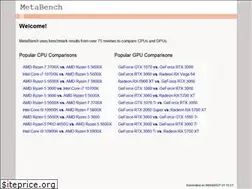 Sites similar to metabench.net