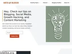 Sites similar to metablogue.com