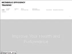 Sites similar to metabolicefficiency.org