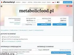 Sites similar to metabolicfood.pl