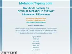 Sites similar to metabolictyping.com