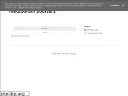 Sites similar to metabolism-boosters.blogspot.com
