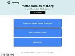 Sites similar to metabolomics-msi.org