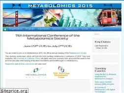 Sites similar to metabolomics2015.org