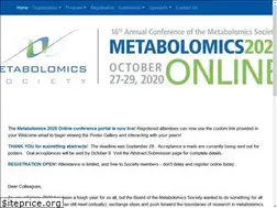 Sites similar to metabolomics2020.org