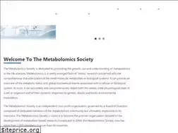 Sites similar to metabolomicssociety.org