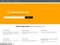 Sites similar to metachecker.net