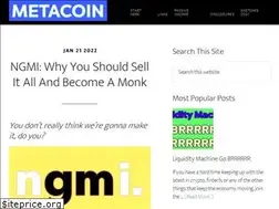 Sites similar to metacoin.co