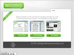 Sites similar to metacomments.com