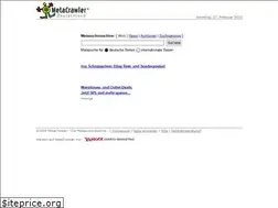 Sites similar to metacrawler.de