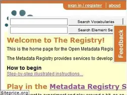 Sites similar to metadataregistry.org