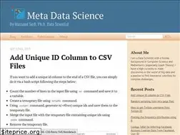 Sites similar to metadatascience.com