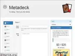 Sites similar to metadeck.me