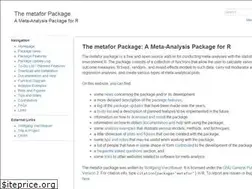 Sites similar to metafor-project.org