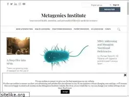 Sites similar to metagenicsinstitute.com