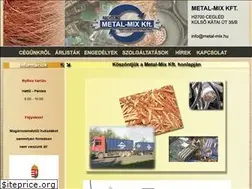 Sites similar to metal-mix.hu