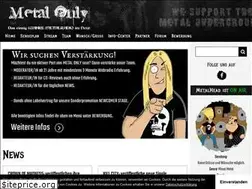 Sites similar to metal-only.de