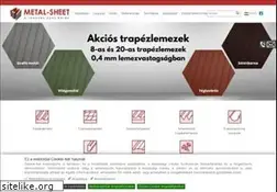 Sites similar to metal-sheet.hu