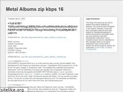 Sites similar to metalalbumszipkbps16.blogspot.com
