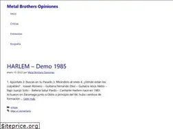Sites similar to metalbrothers.es