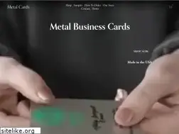 Sites similar to metalcards.com