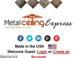 Sites similar to metalceilingexpress.com