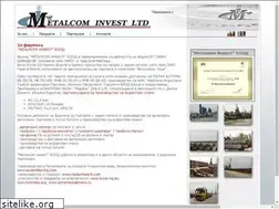 Sites similar to metalcominvest.com