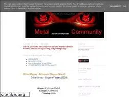 Sites similar to metalcommunity.blogspot.com