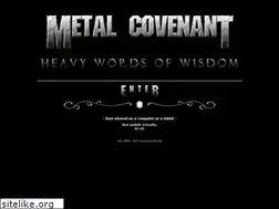 Sites similar to metalcovenant.com
