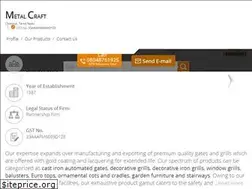 Sites similar to metalcraftindia.net