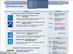 Sites similar to metaldata.info