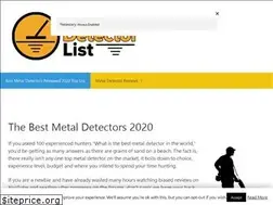 Sites similar to metaldetectorlist.com