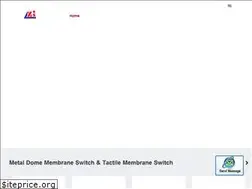 Sites similar to metaldomemembraneswitch.com