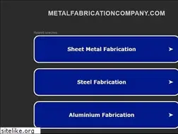 Sites similar to metalfabricationcompany.com