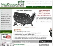 Sites similar to metalgarages.com
