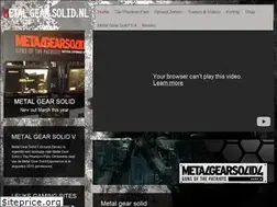Sites similar to metalgearsolid.nl