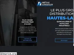 Sites similar to metalgosselin.com