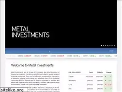 Sites similar to metalinvestments.com