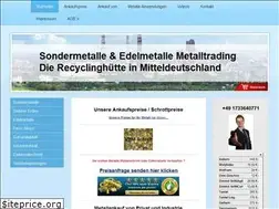 Sites similar to metallankauf-recycling.de