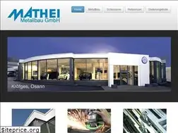 Sites similar to metallbau-mathei.de
