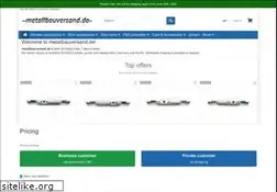 Sites similar to metallbauversand.de