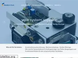 Sites similar to metalle-in-form.com
