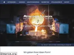 Sites similar to metallguss-sulingen.de